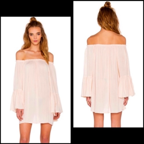 NWT Indah Kamani Cover Up Dress Off the Shoulder - Picture 1 of 3